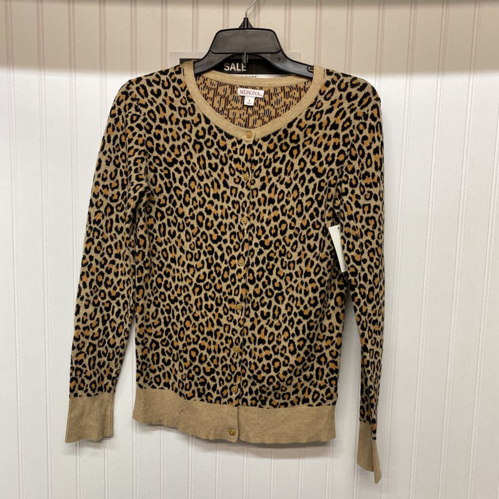 CHEETA PRINT CARDIGAN