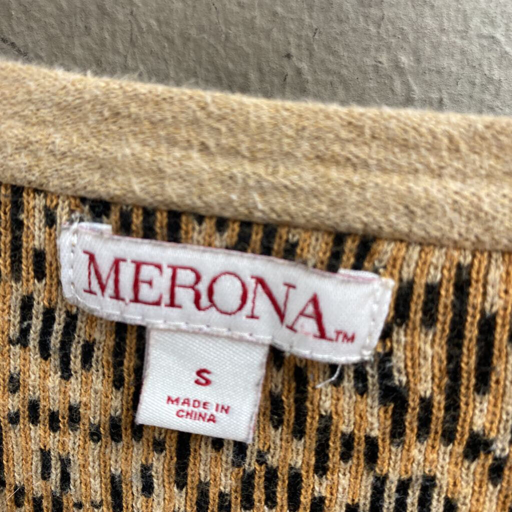 CHEETA PRINT CARDIGAN