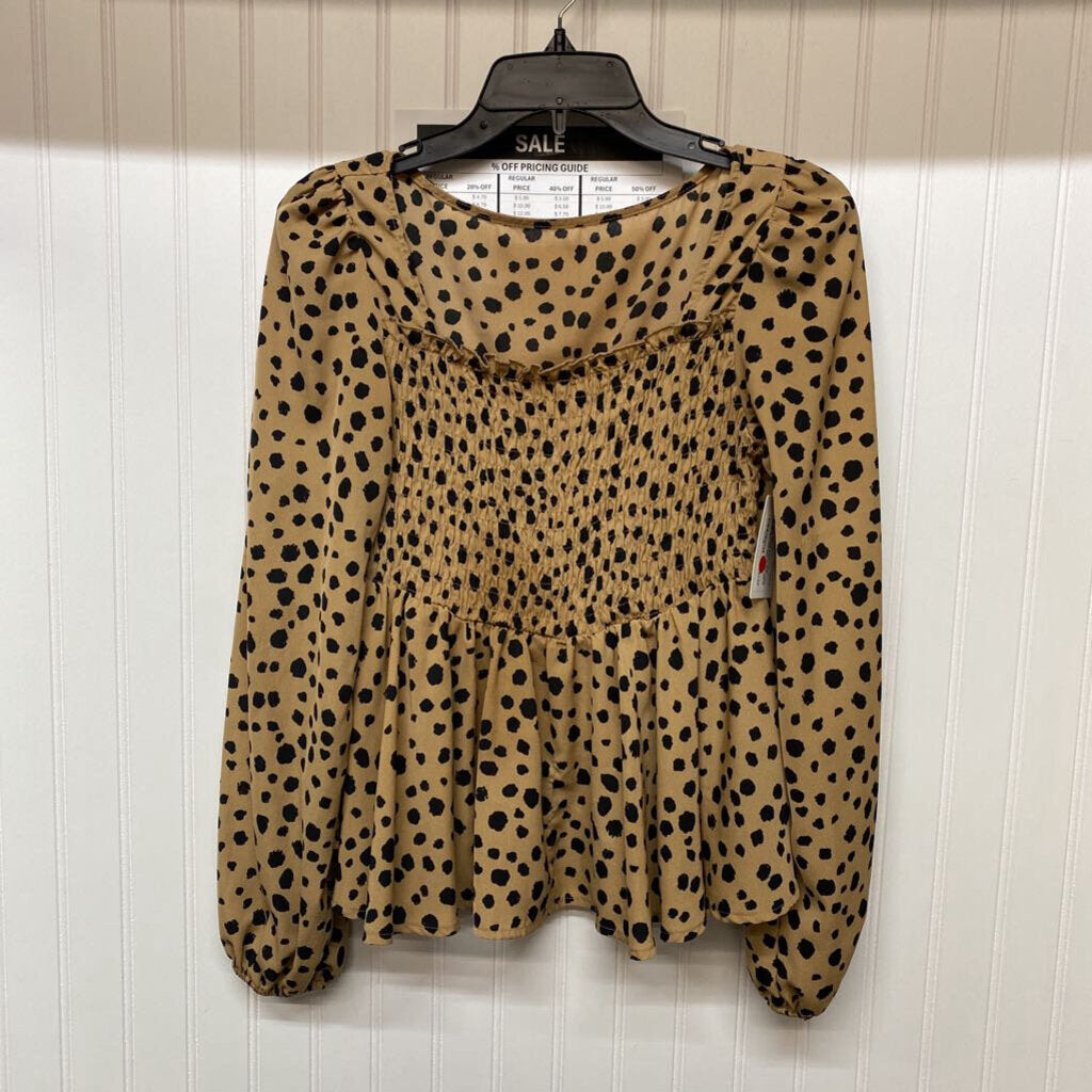 POLKA DOT LONG SLEEVED