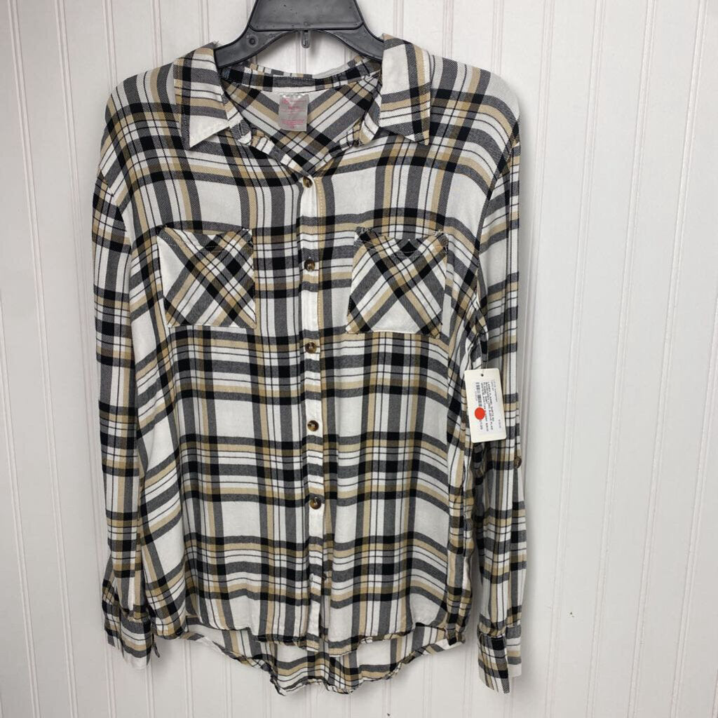 LONG SLEEVE PLAID FLANNEL SHIRT