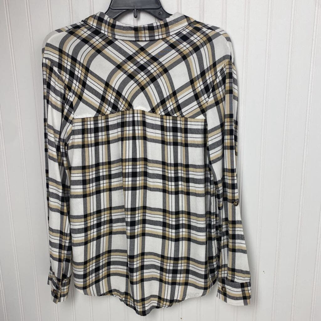 LONG SLEEVE PLAID FLANNEL SHIRT