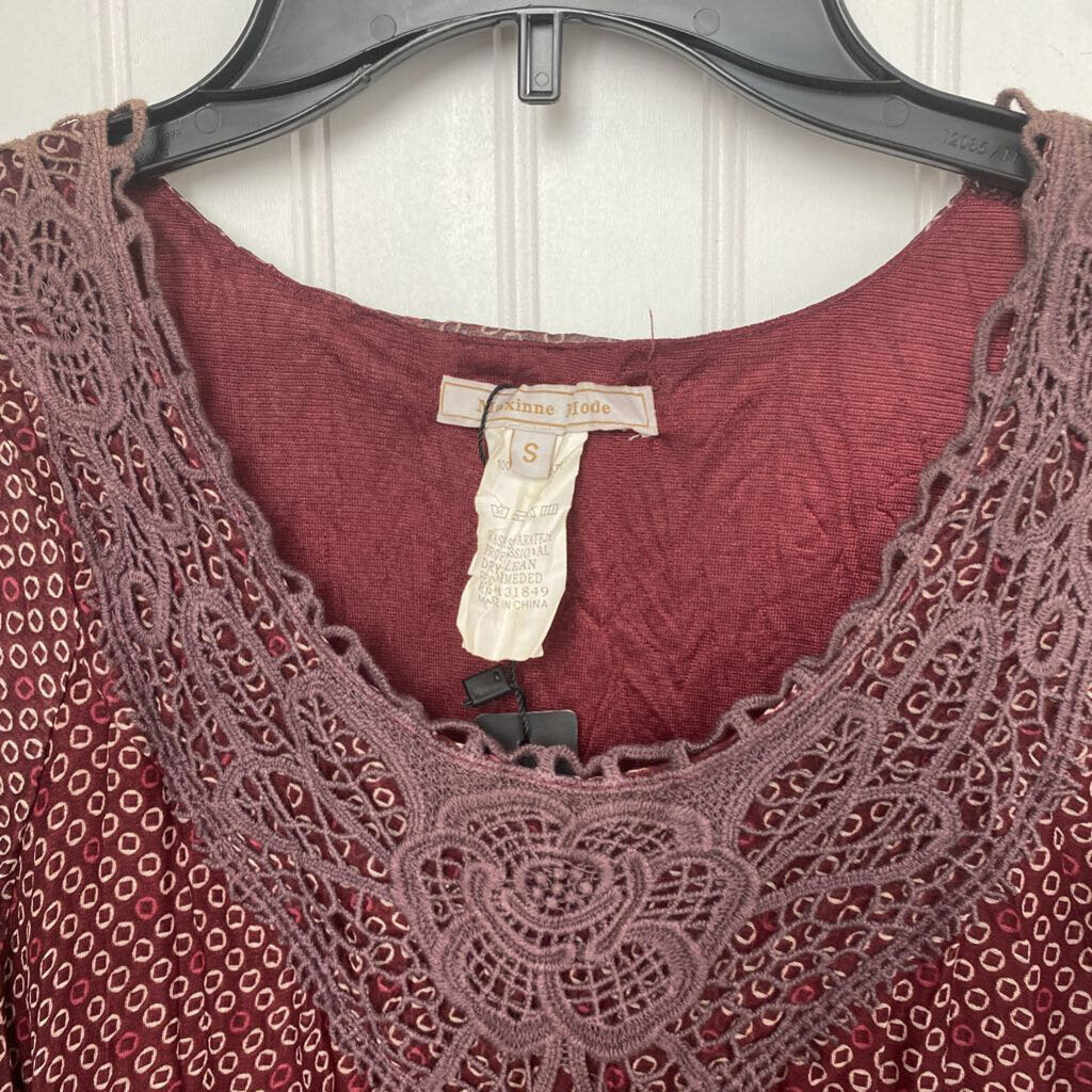 LONG SLEEVE SHEER BLOUSE