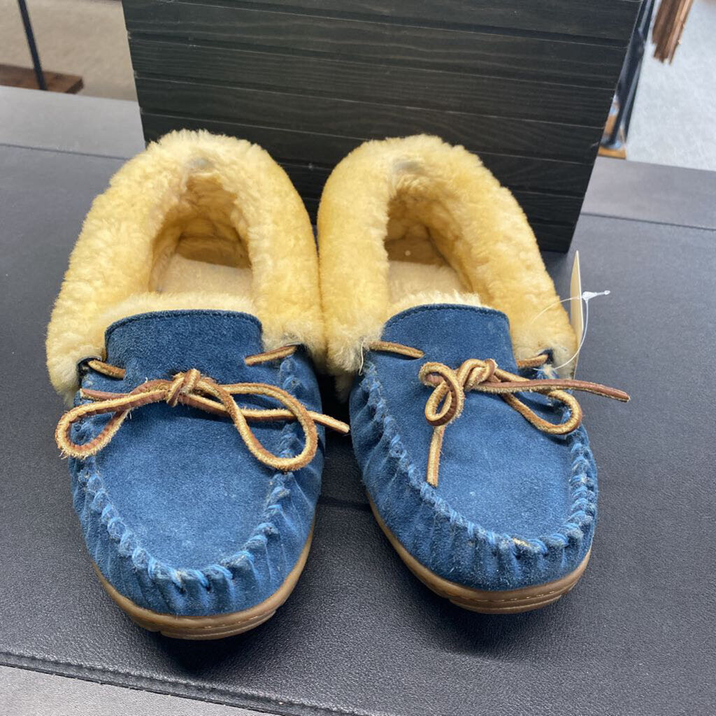 SHERPA LINED LEATHER LOAFERS