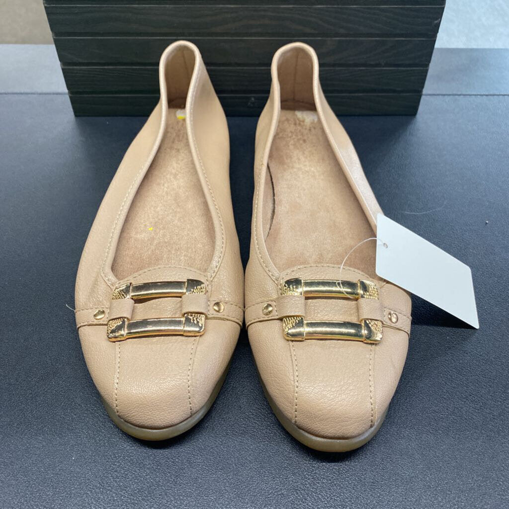 FLATS WITH GOLD BUCKLE