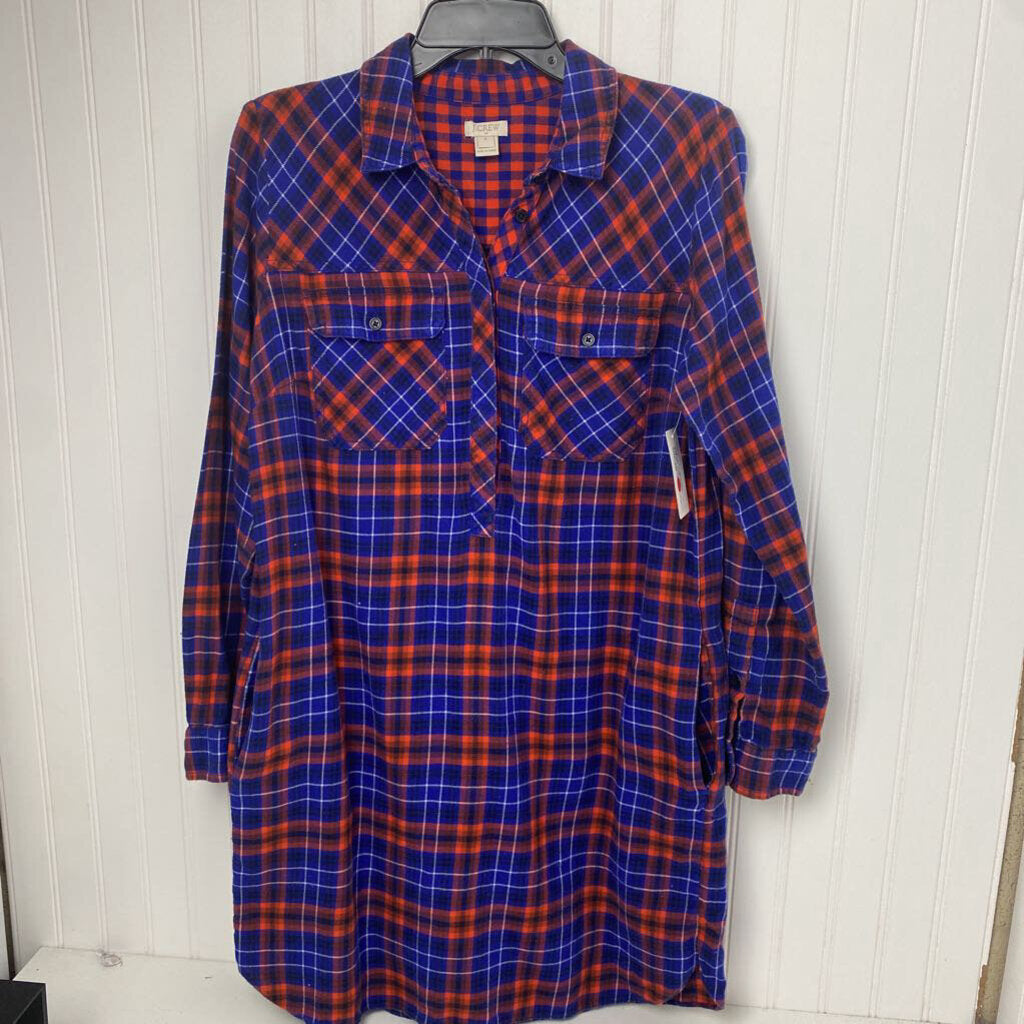 LONG SLEEVE FLANNEL DRESS