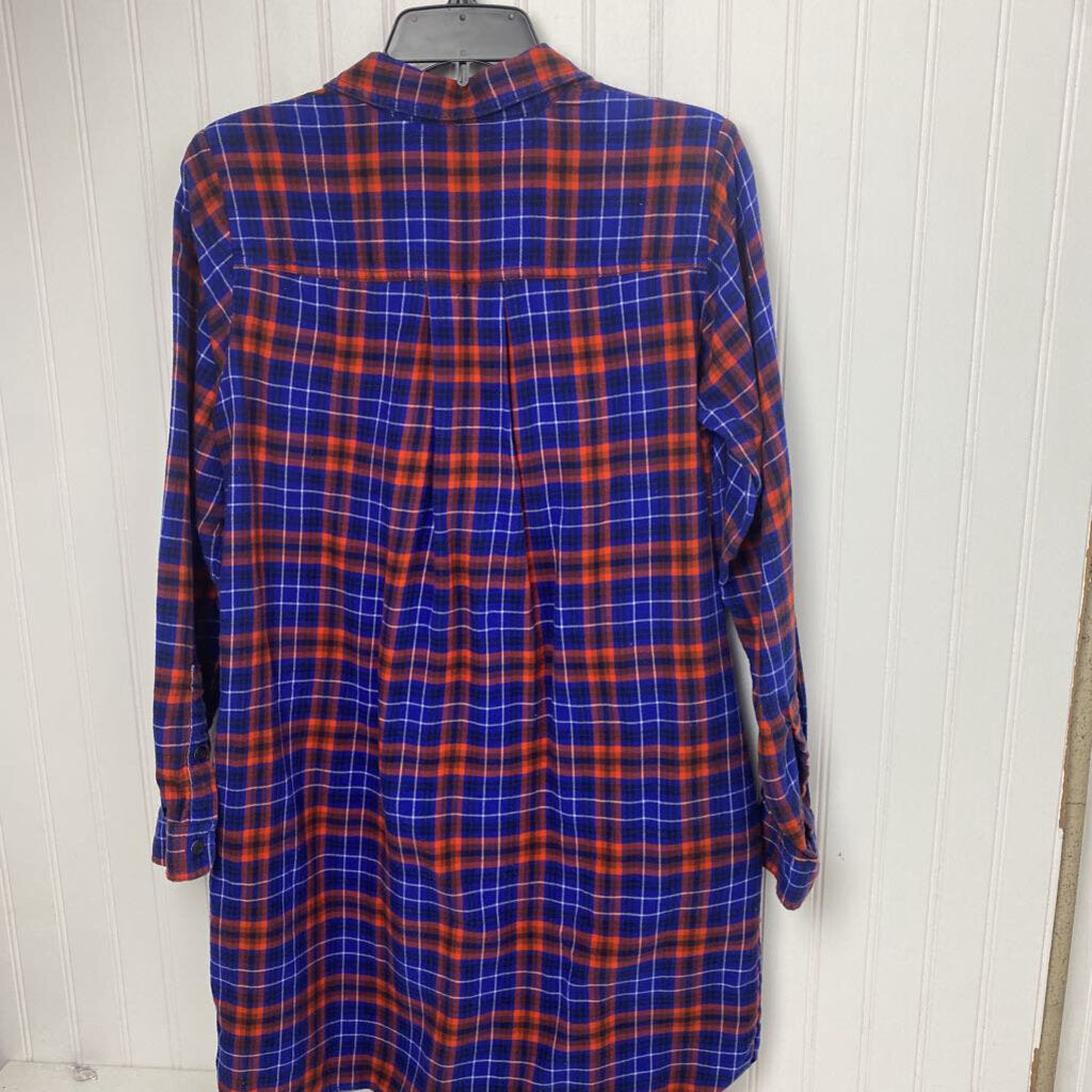 LONG SLEEVE FLANNEL DRESS