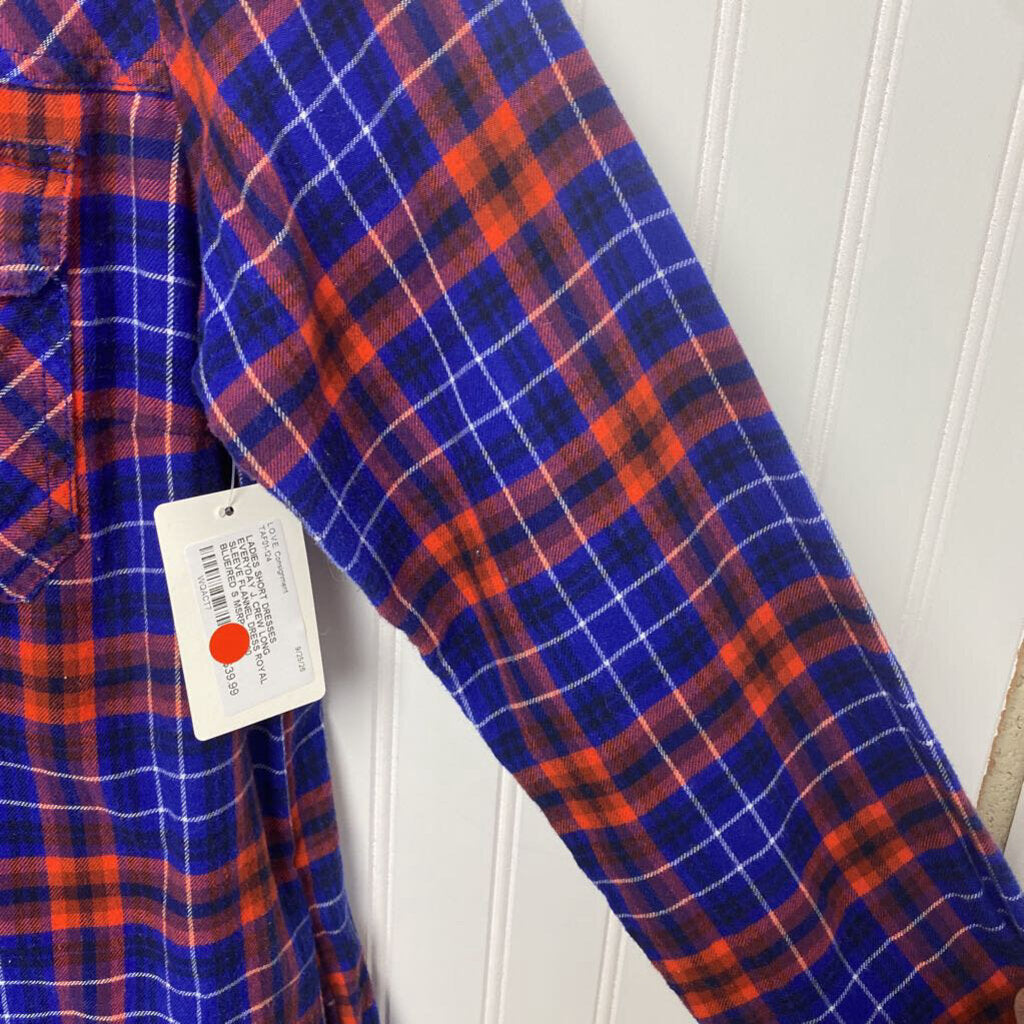 LONG SLEEVE FLANNEL DRESS