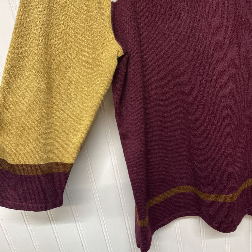 *LONG SLEEVE STRIPED SWEATER