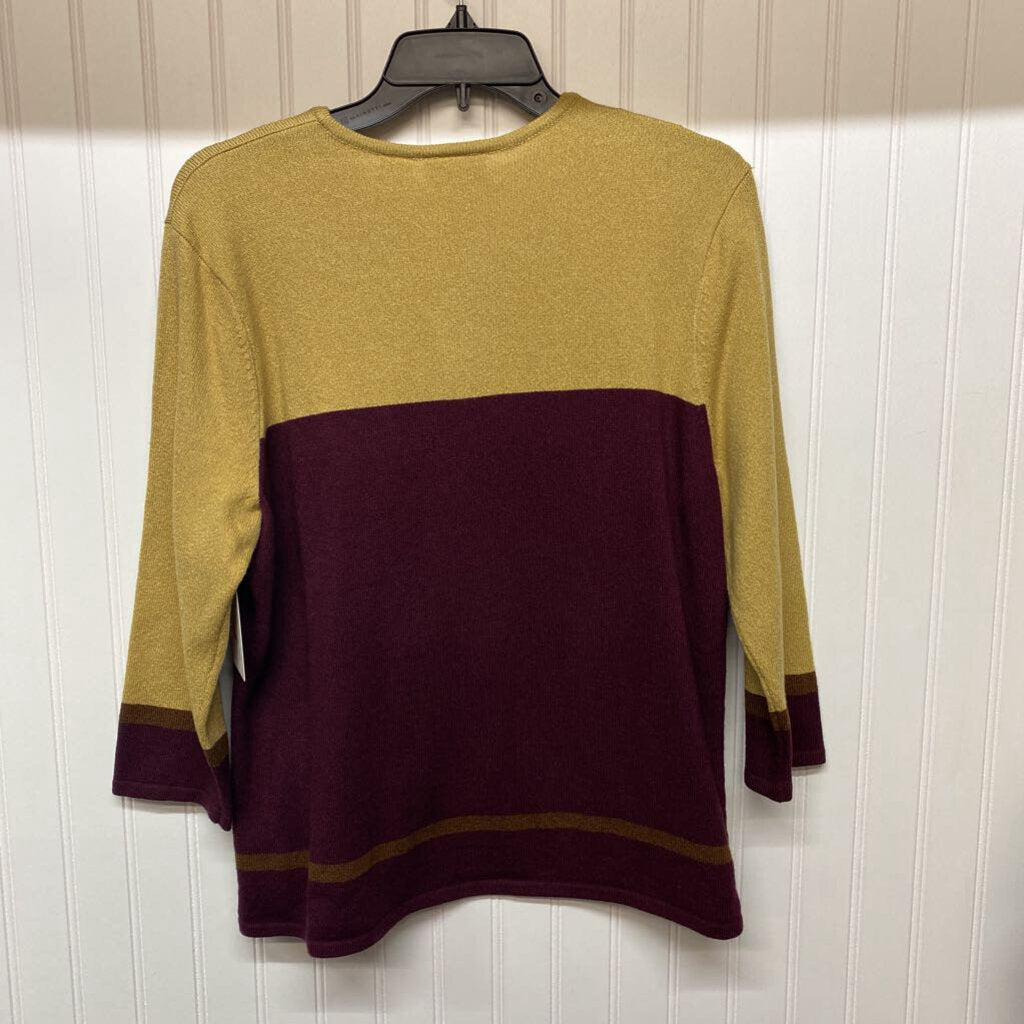 *LONG SLEEVE STRIPED SWEATER