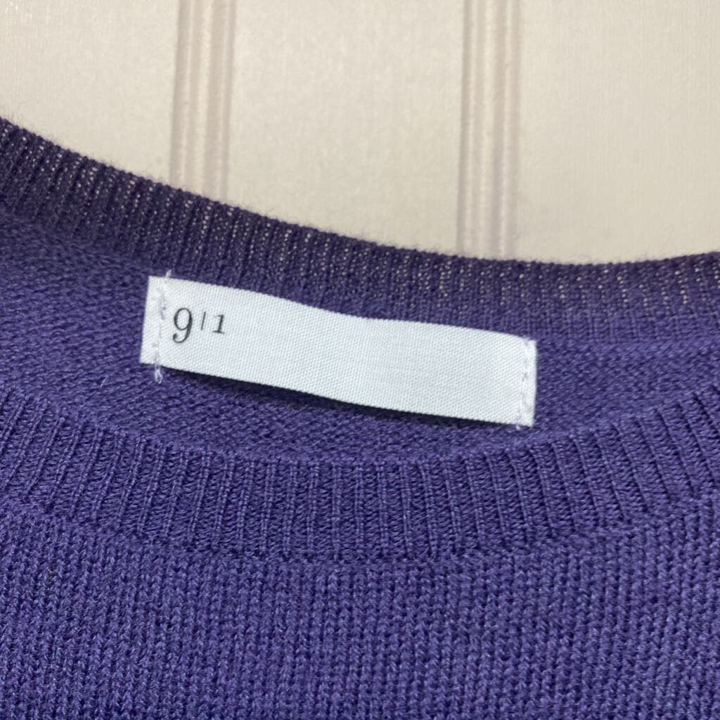 *SHORT SLEEVE MID LENGTH SWEATER DRESS
