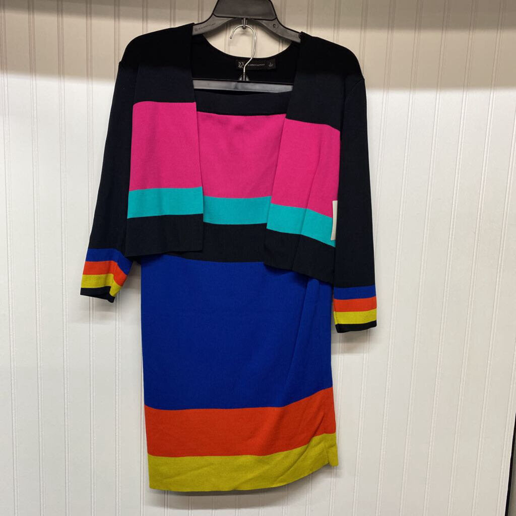 STRAPPLESS DRESS W/ JACKET