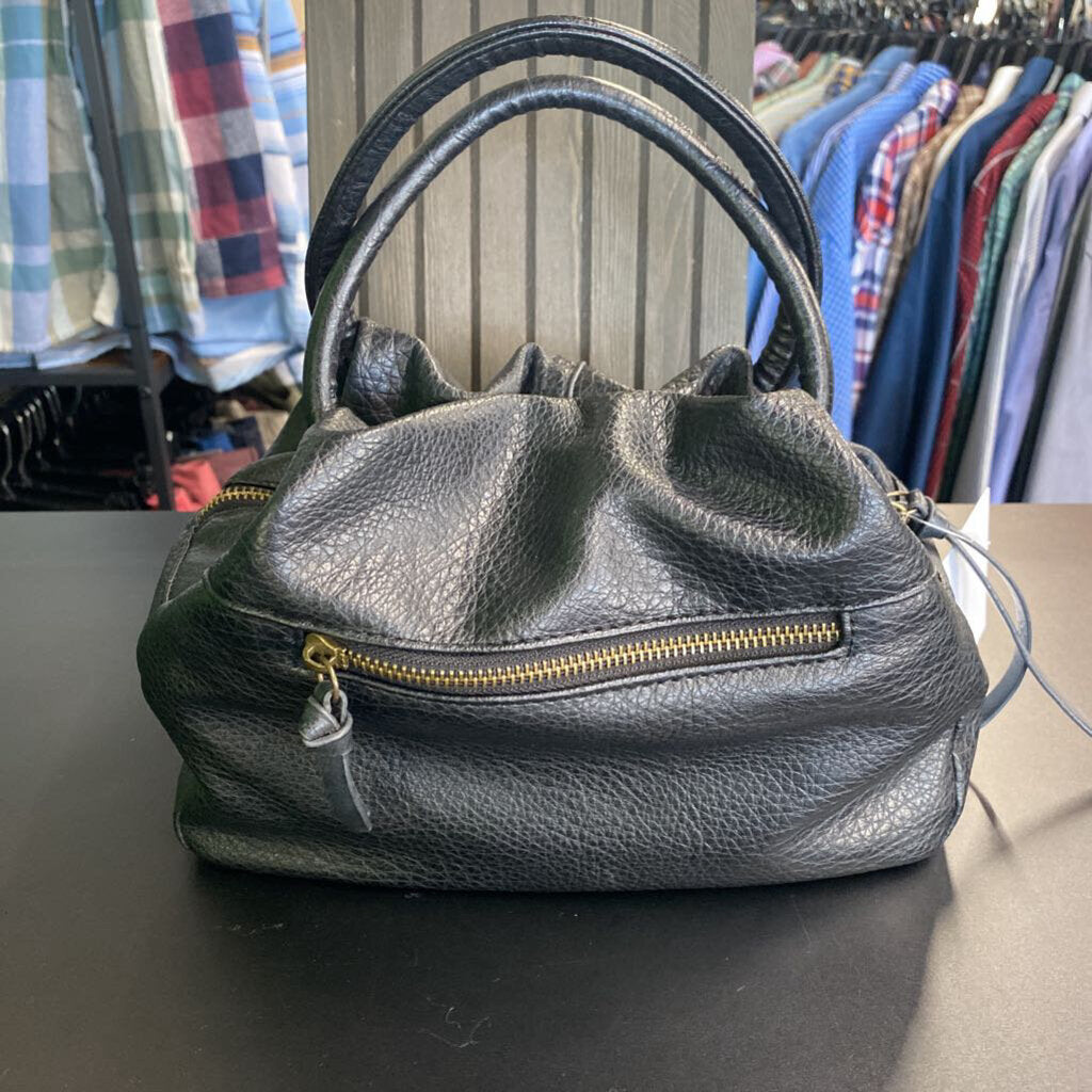 *EXOTIC FAUX LEATHER DOME SATCHEL