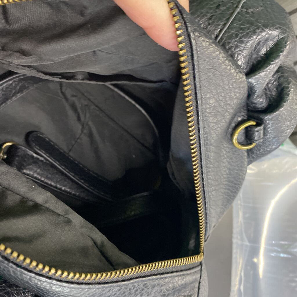 *EXOTIC FAUX LEATHER DOME SATCHEL