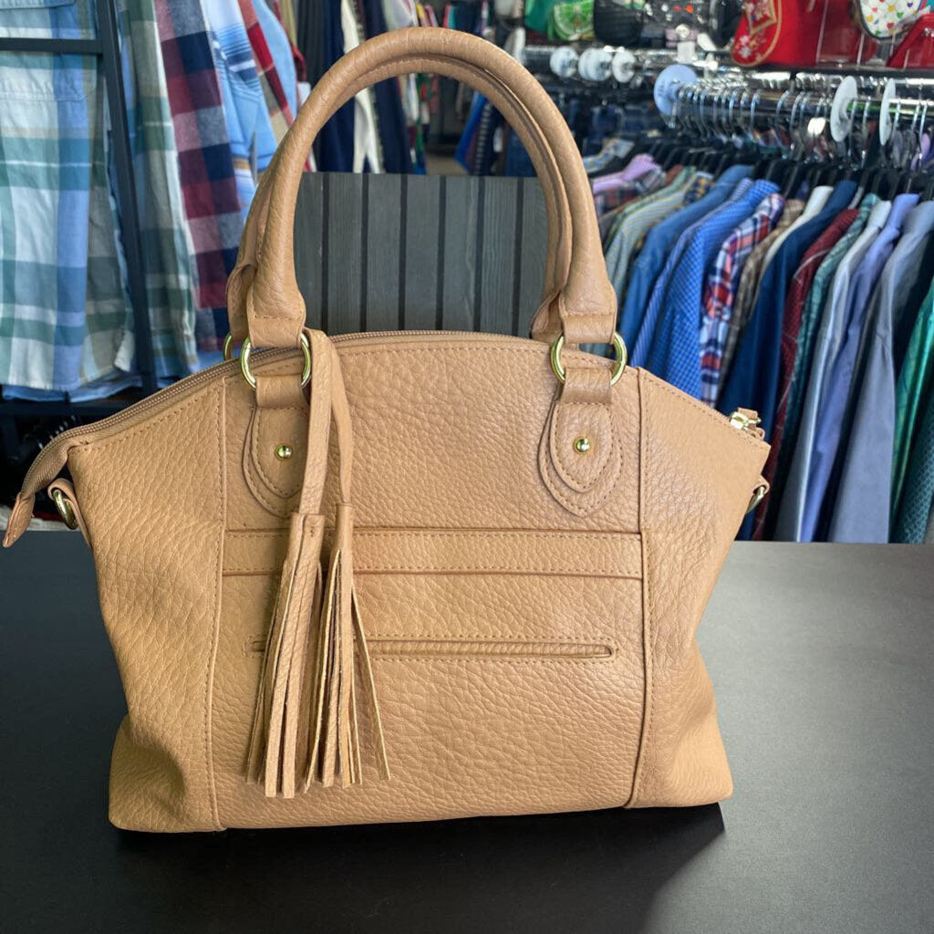 *WOVEN DOME SATCHEL HANDBAG