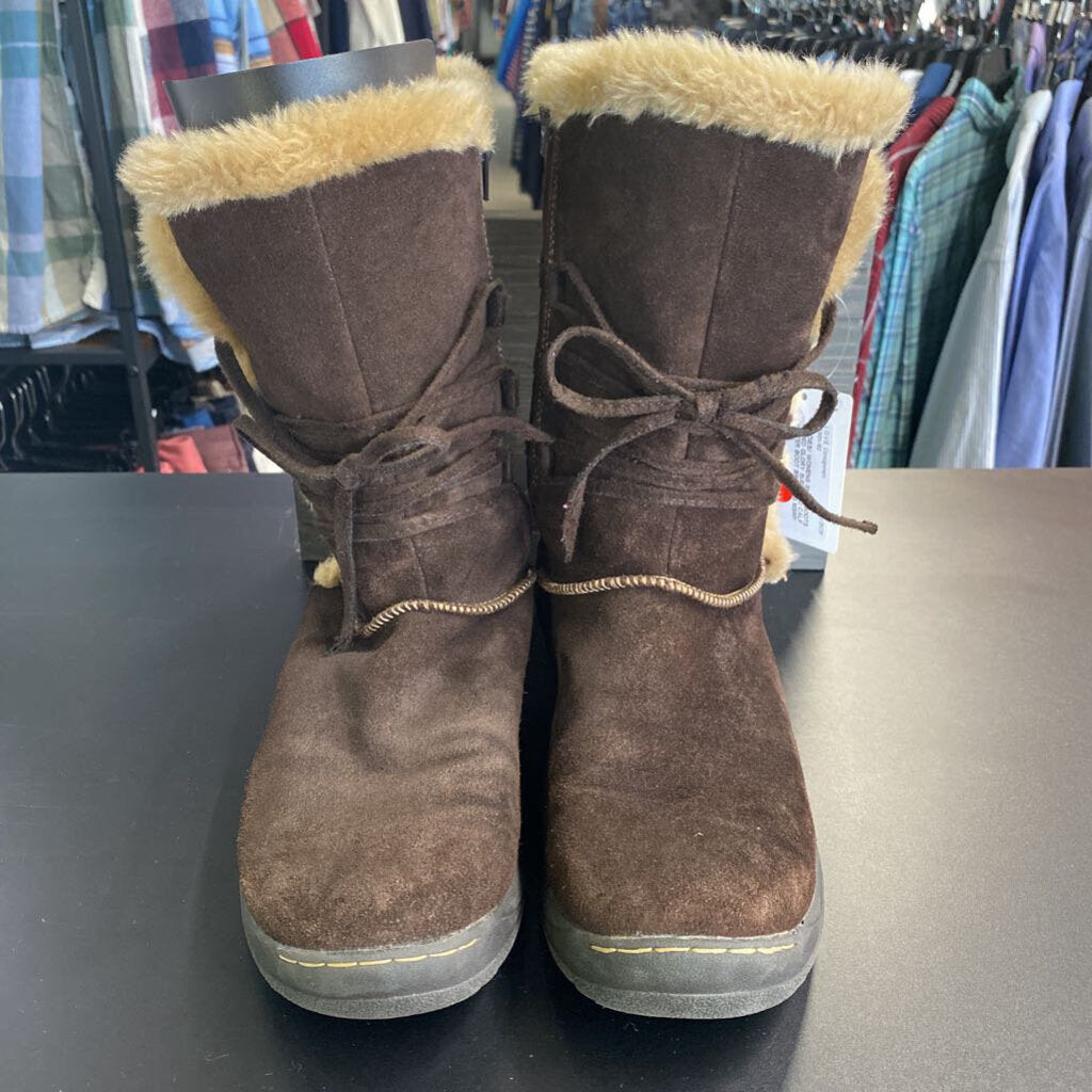 SUEDE MID CALF WINTER BOOT