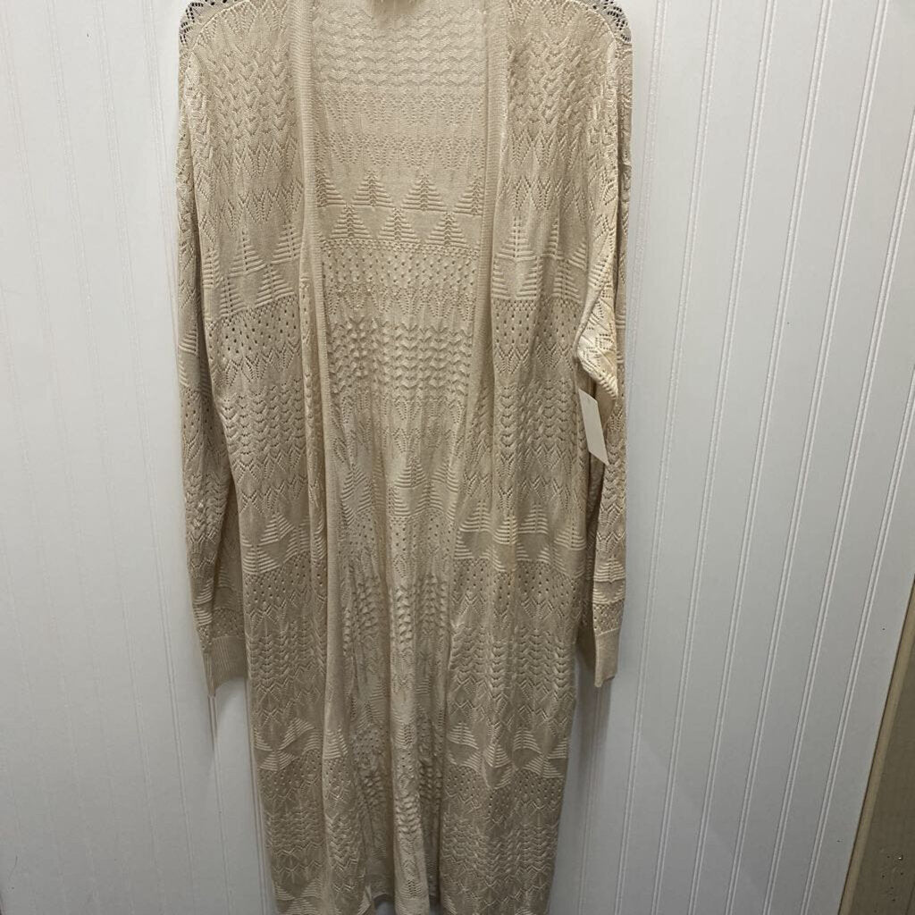 LONG SLEEVE OPEN FRONT CARDIGAN SWEATER