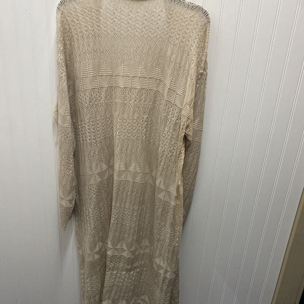 LONG SLEEVE OPEN FRONT CARDIGAN SWEATER