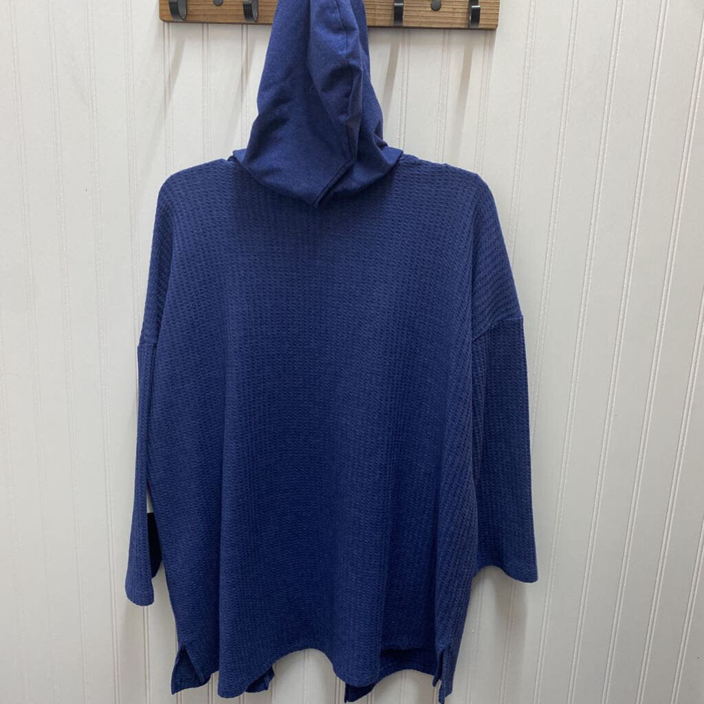OPEN FRONT HOODED CARDIGAN