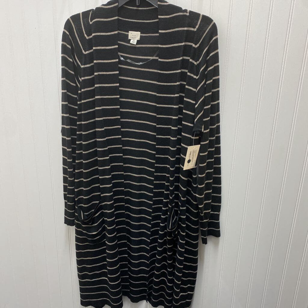 OPEN FRONT CARDIGAN