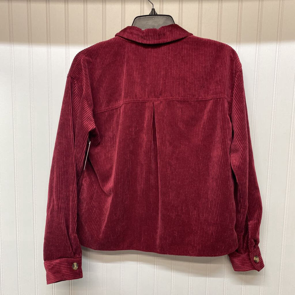 LONG SLEEVE CORDUROY BUTTON UP