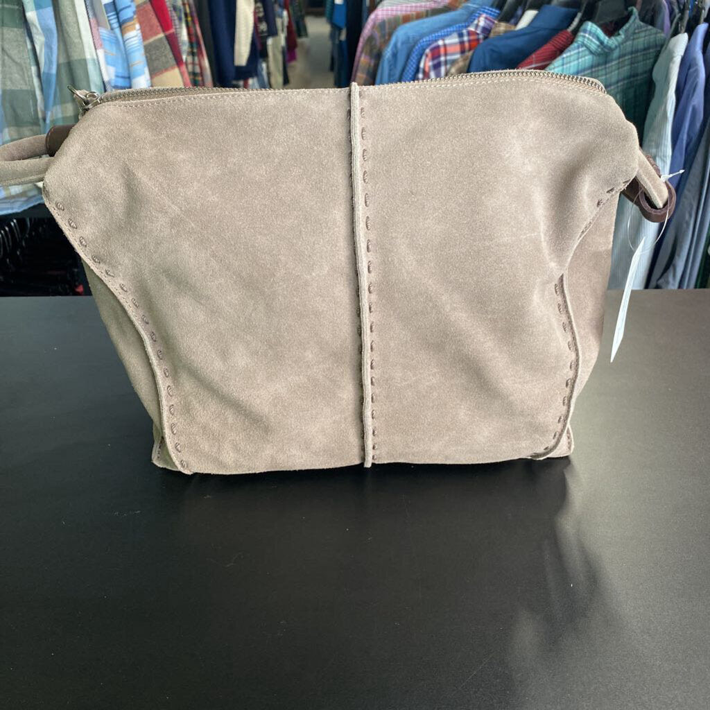 SUEDE SHOULDER BAG