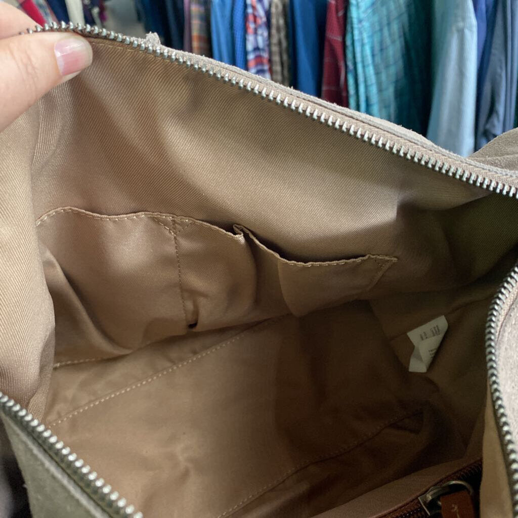 SUEDE SHOULDER BAG