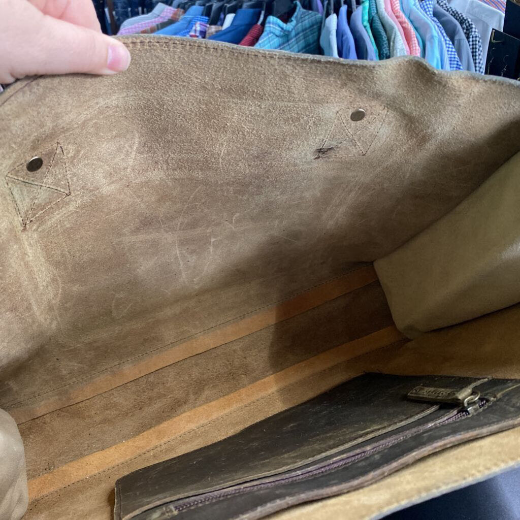 LEATHER SATCHEL PURSE