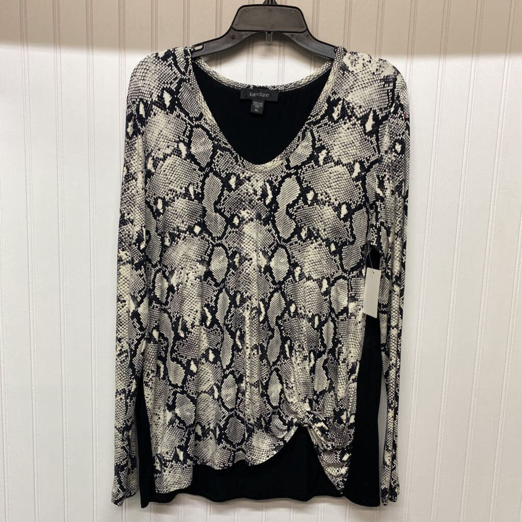 REPTILE PRINT LONG SLEEVED