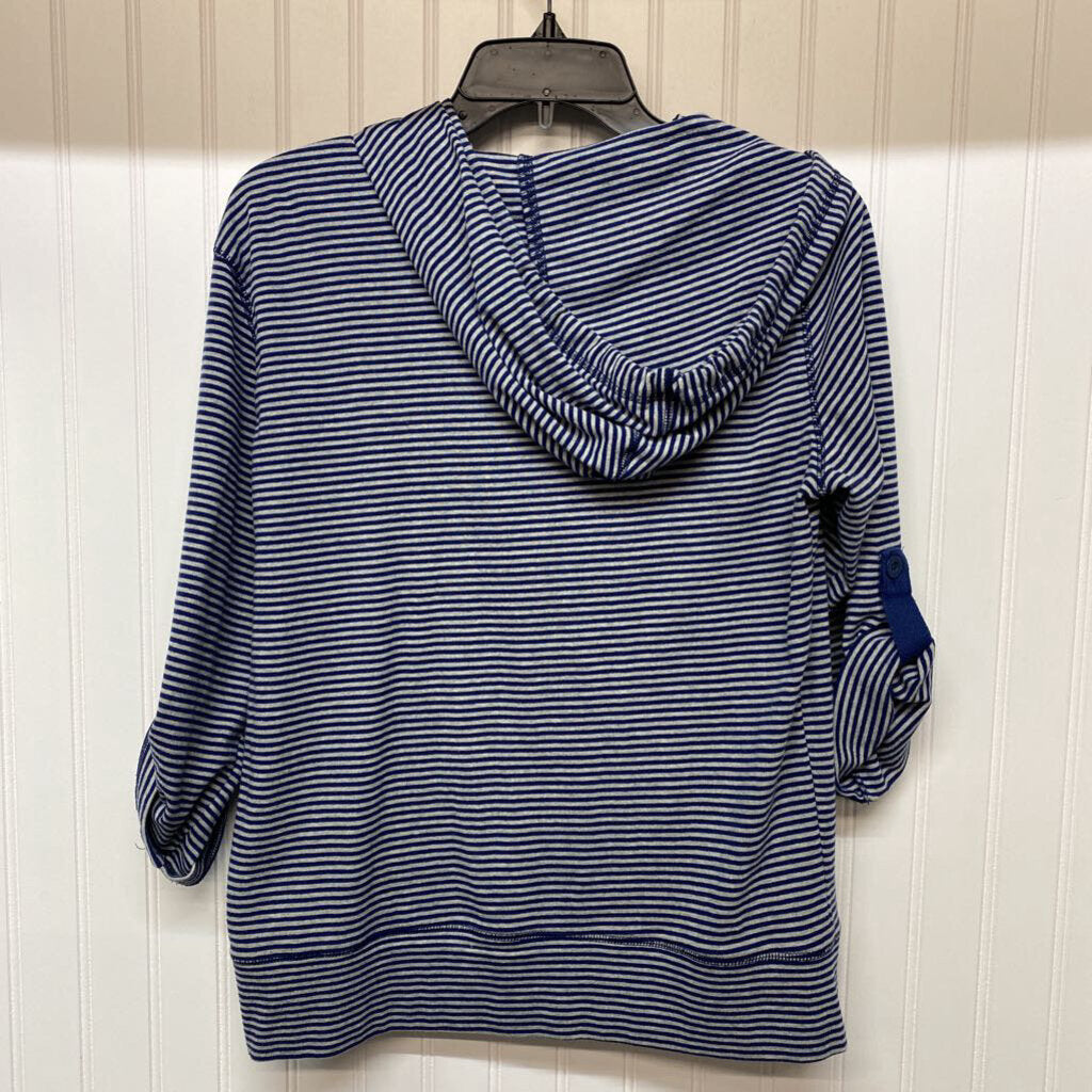 HOODED FULL ZIP KNIT JACKET