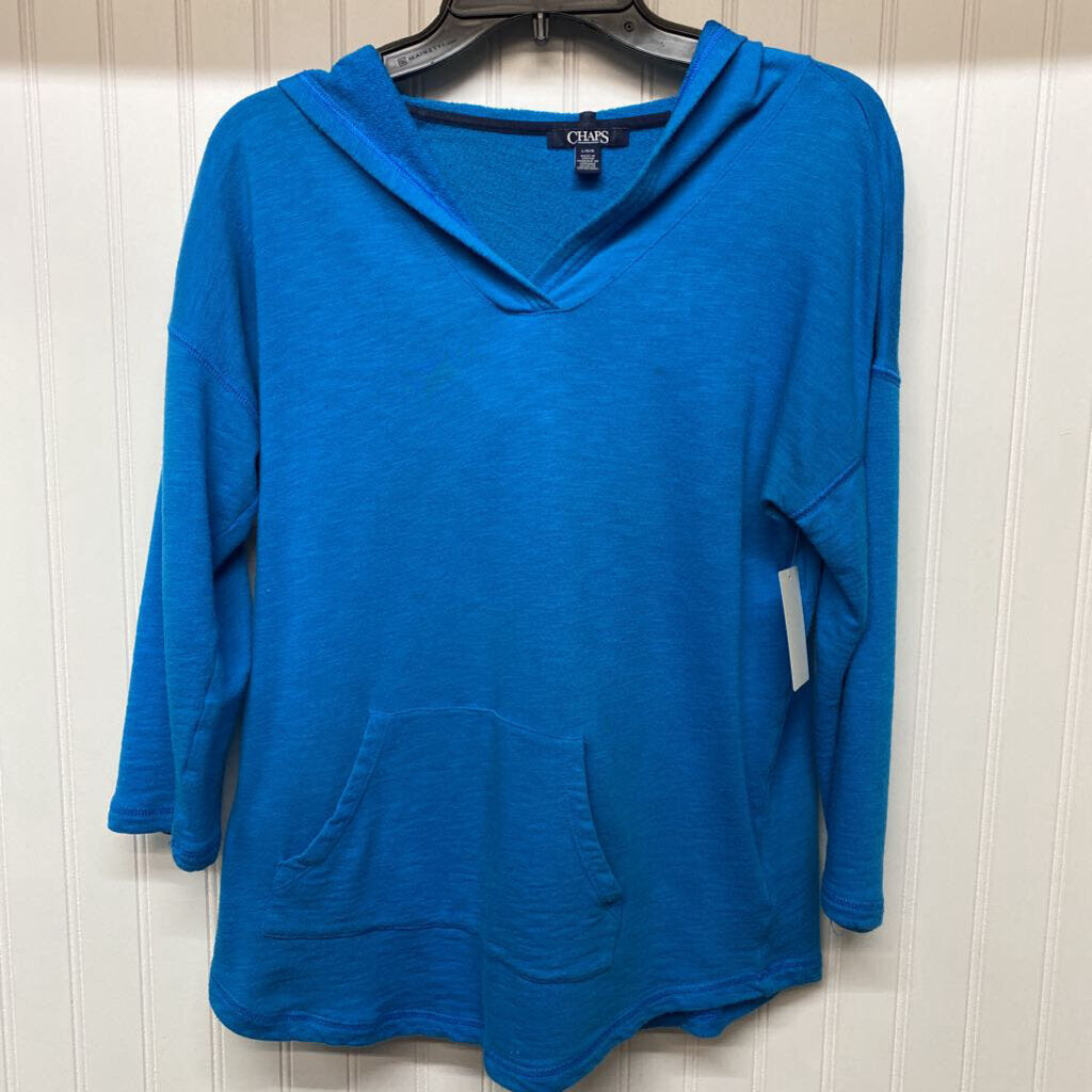 V NECK HOODED LONG SLEEVED