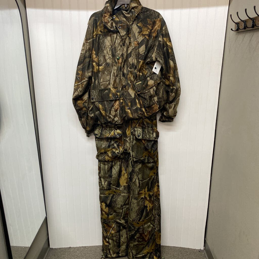 MENS CAMOFLAGE WINTER COAT AND SNOWPANTS SET