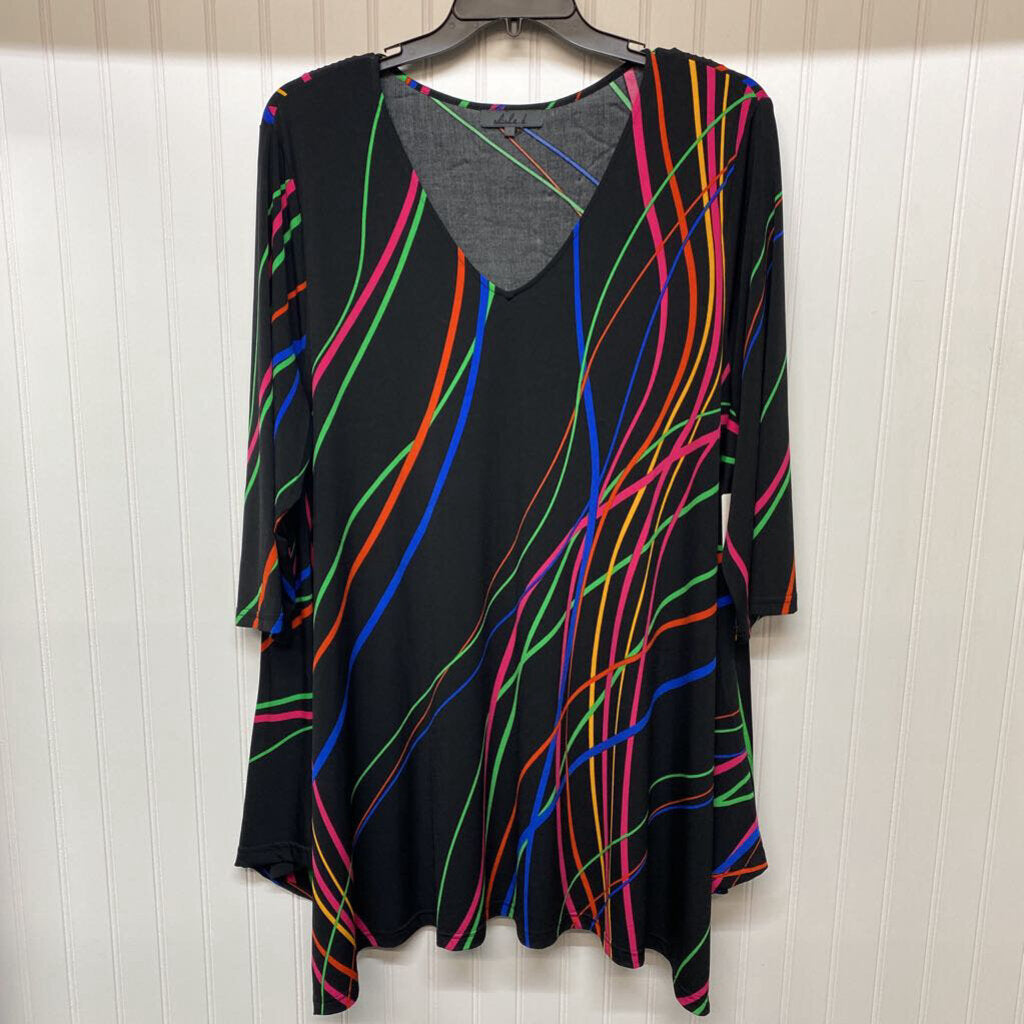 ABSTRACT PRINT SHORT DRESS