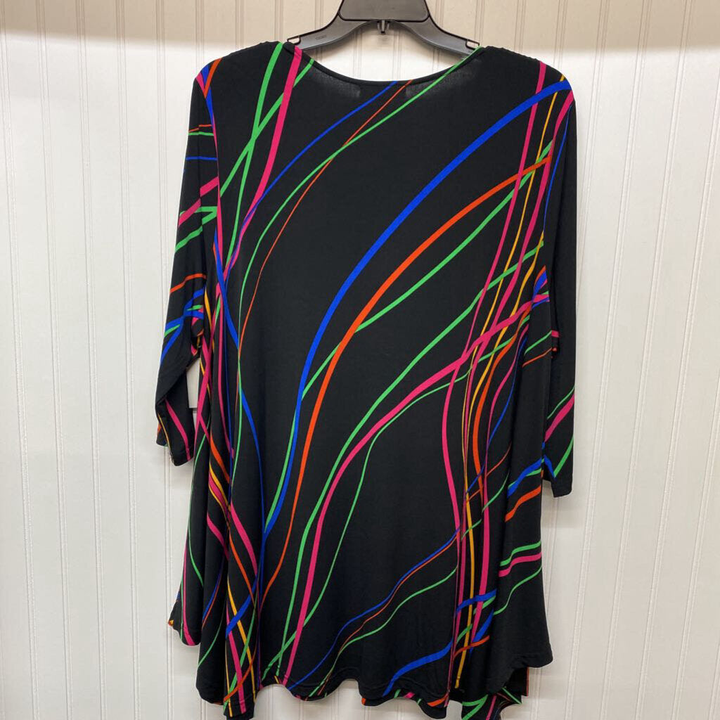ABSTRACT PRINT SHORT DRESS
