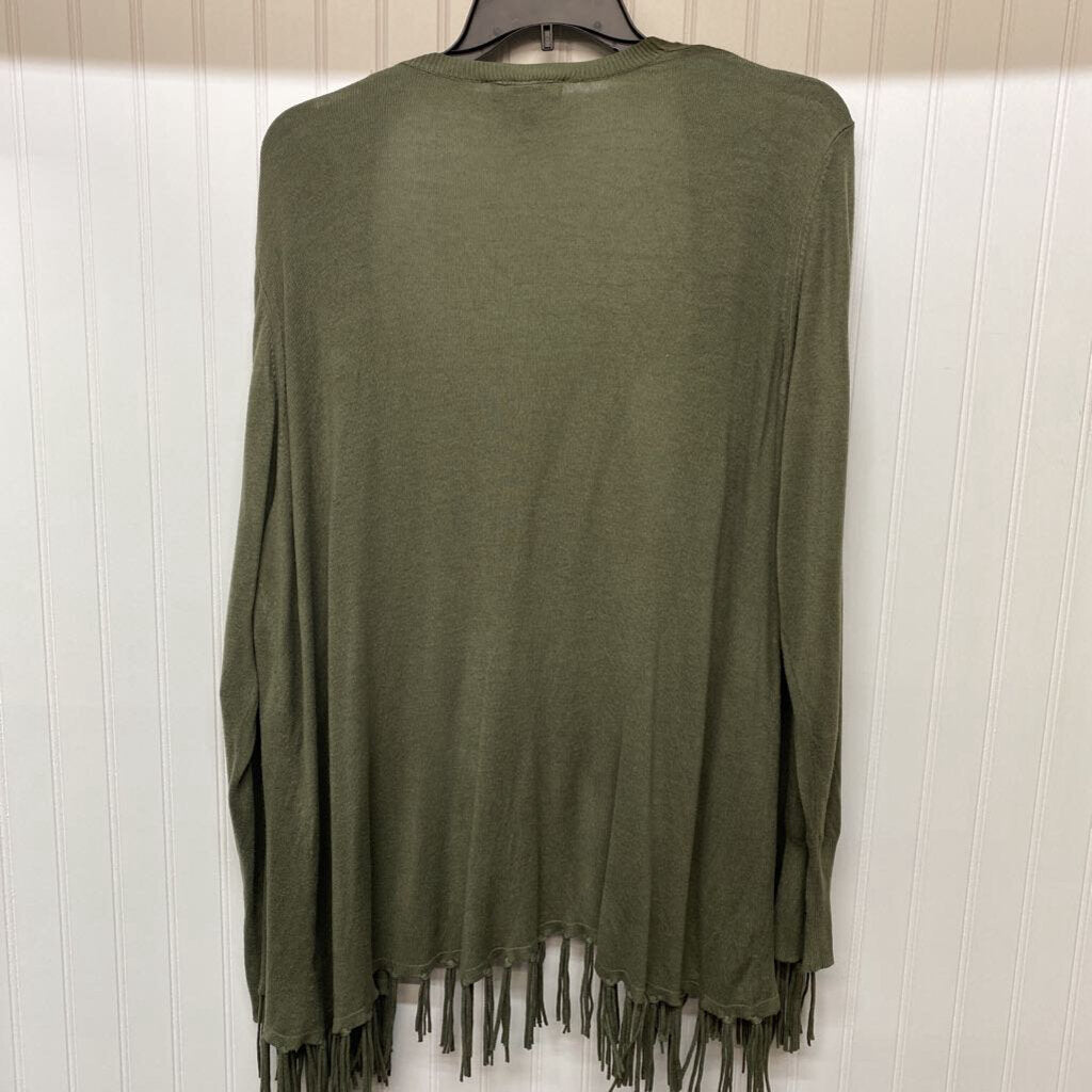 OPEN FRONT CARDIGAN