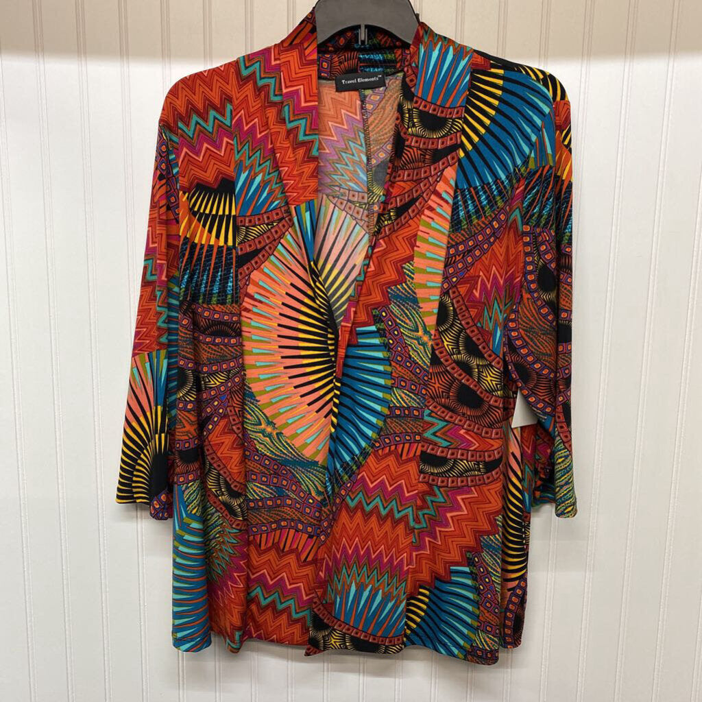 MULTI PATTERNED CARDIGAN