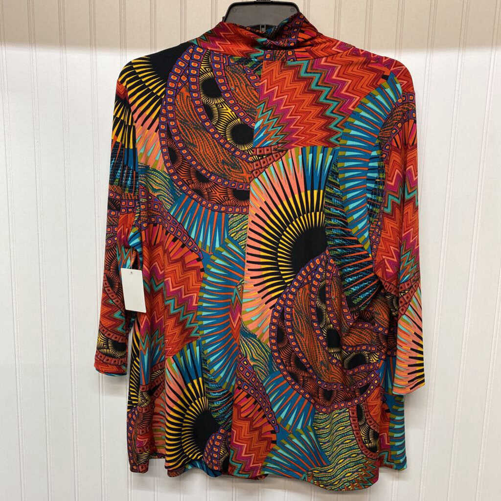 MULTI PATTERNED CARDIGAN