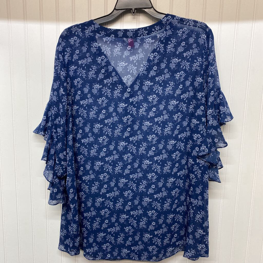 LONG SLEEVE SHEER BLOUSE
