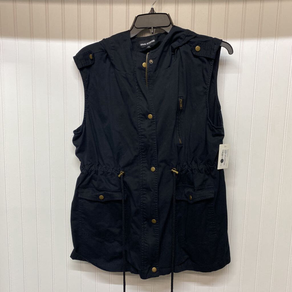 WOMENS PLUS HOODED VEST