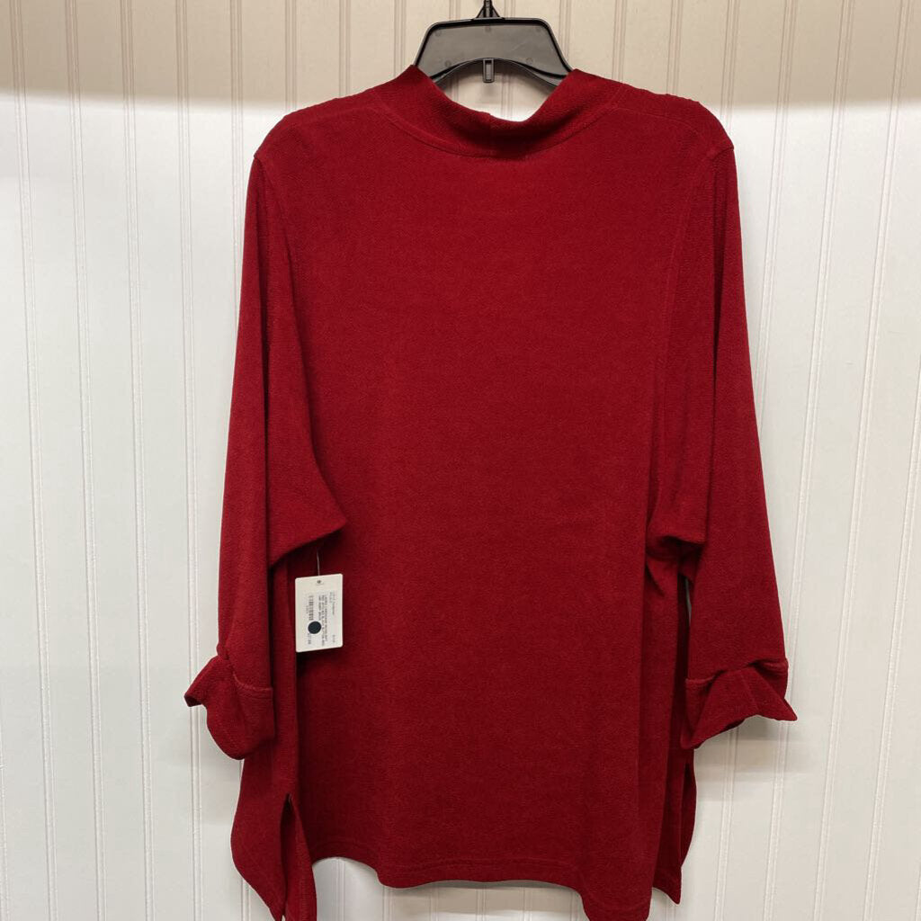 RED WITH BIG BLACK BUTTON