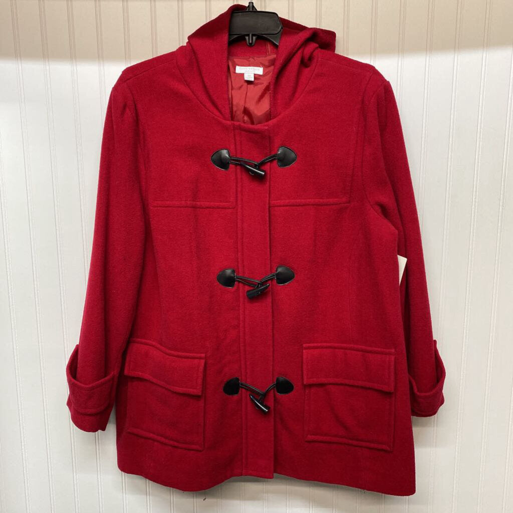 HOODED WOOL COAT