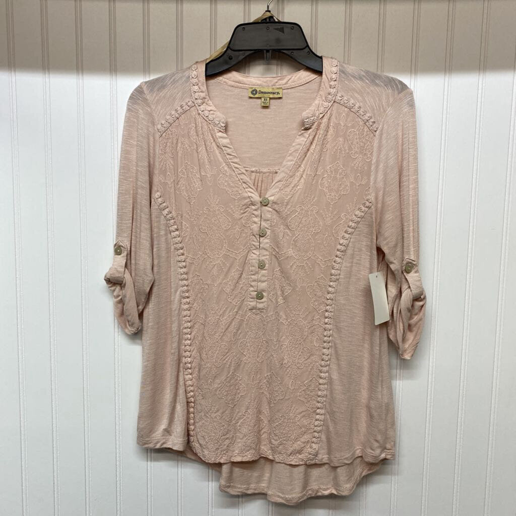 V NECK WITH BUTTONS