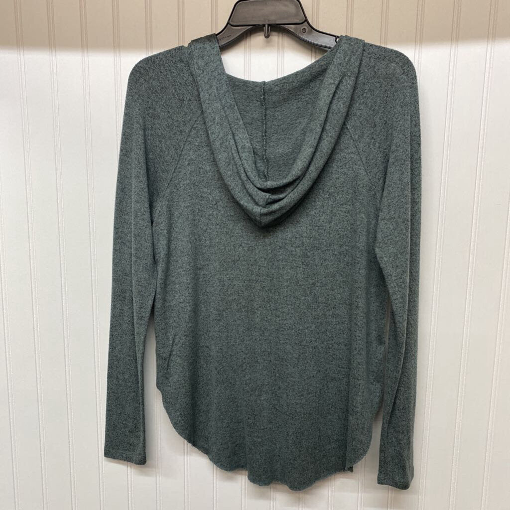HOODED LACE UP LONG SLEEVED