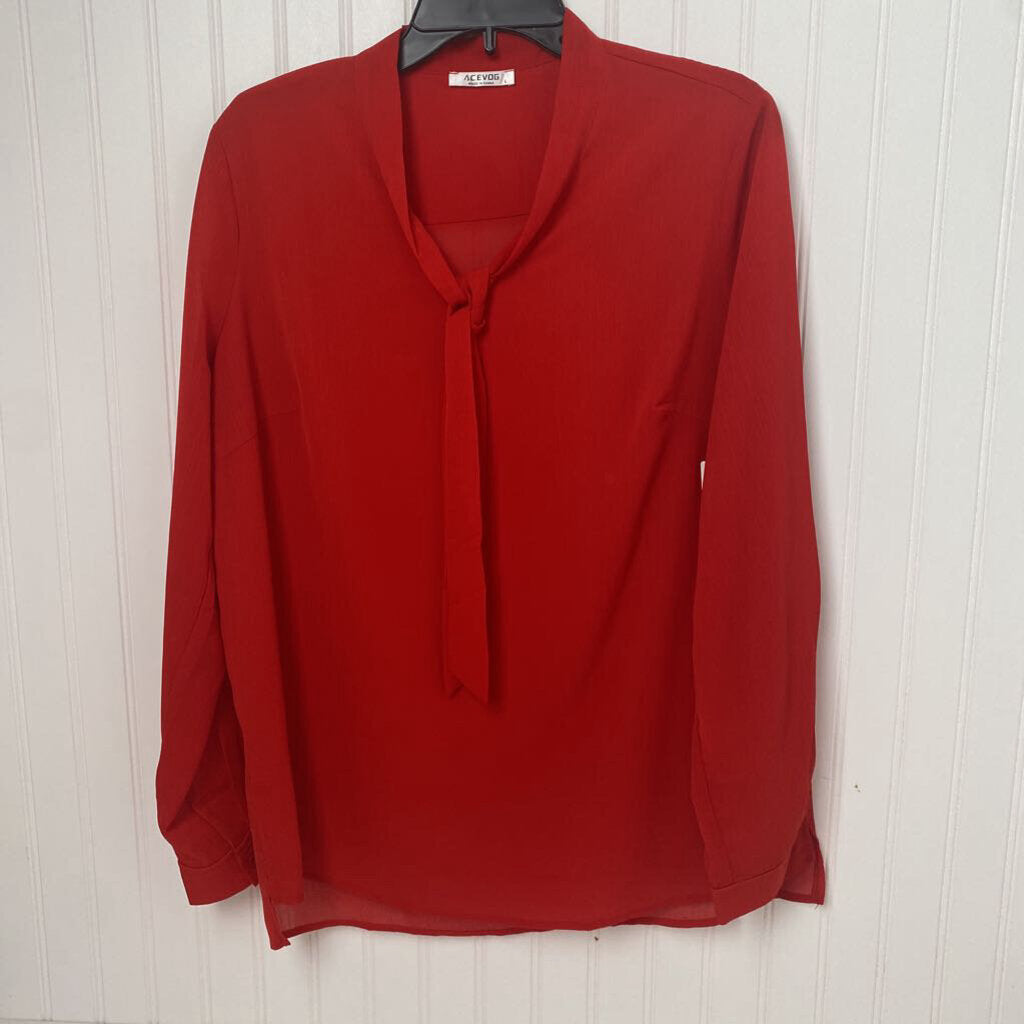 TIE AT NECK LONG SLEEVED