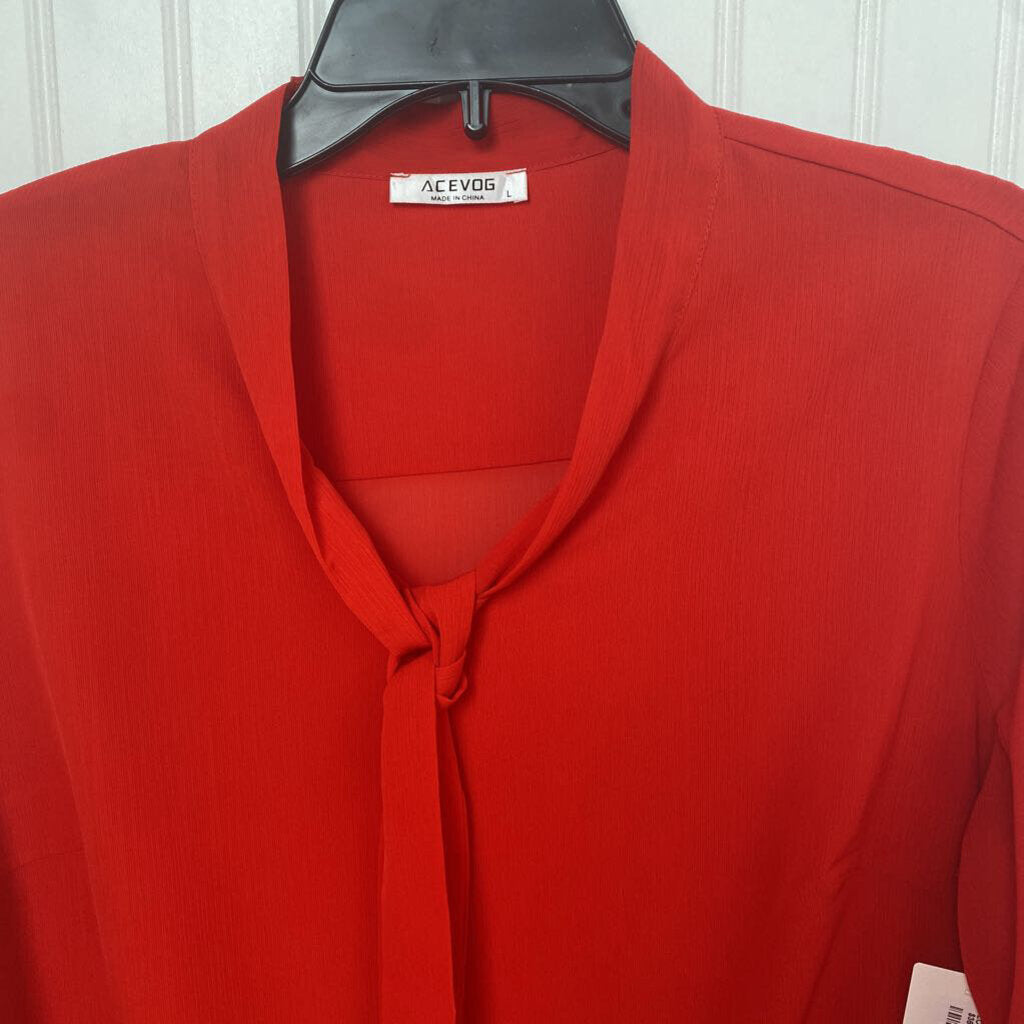 TIE AT NECK LONG SLEEVED