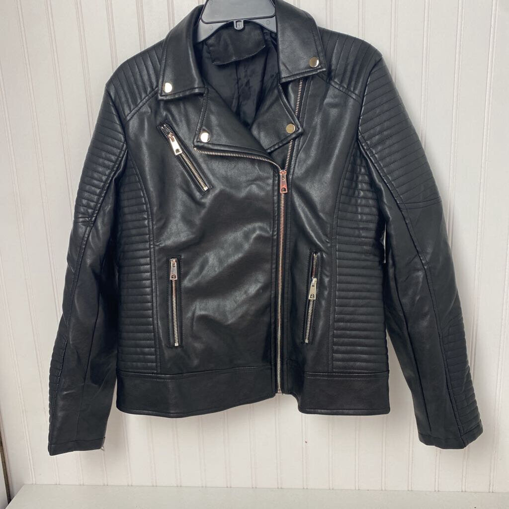 FAUX LEATHER JACKET