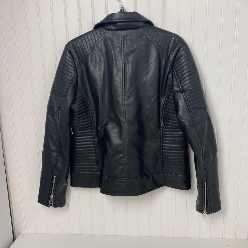 FAUX LEATHER JACKET