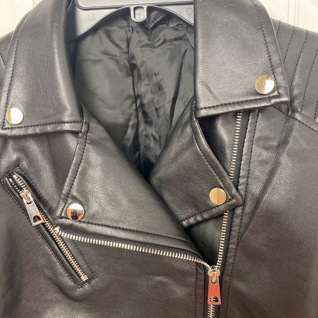 FAUX LEATHER JACKET