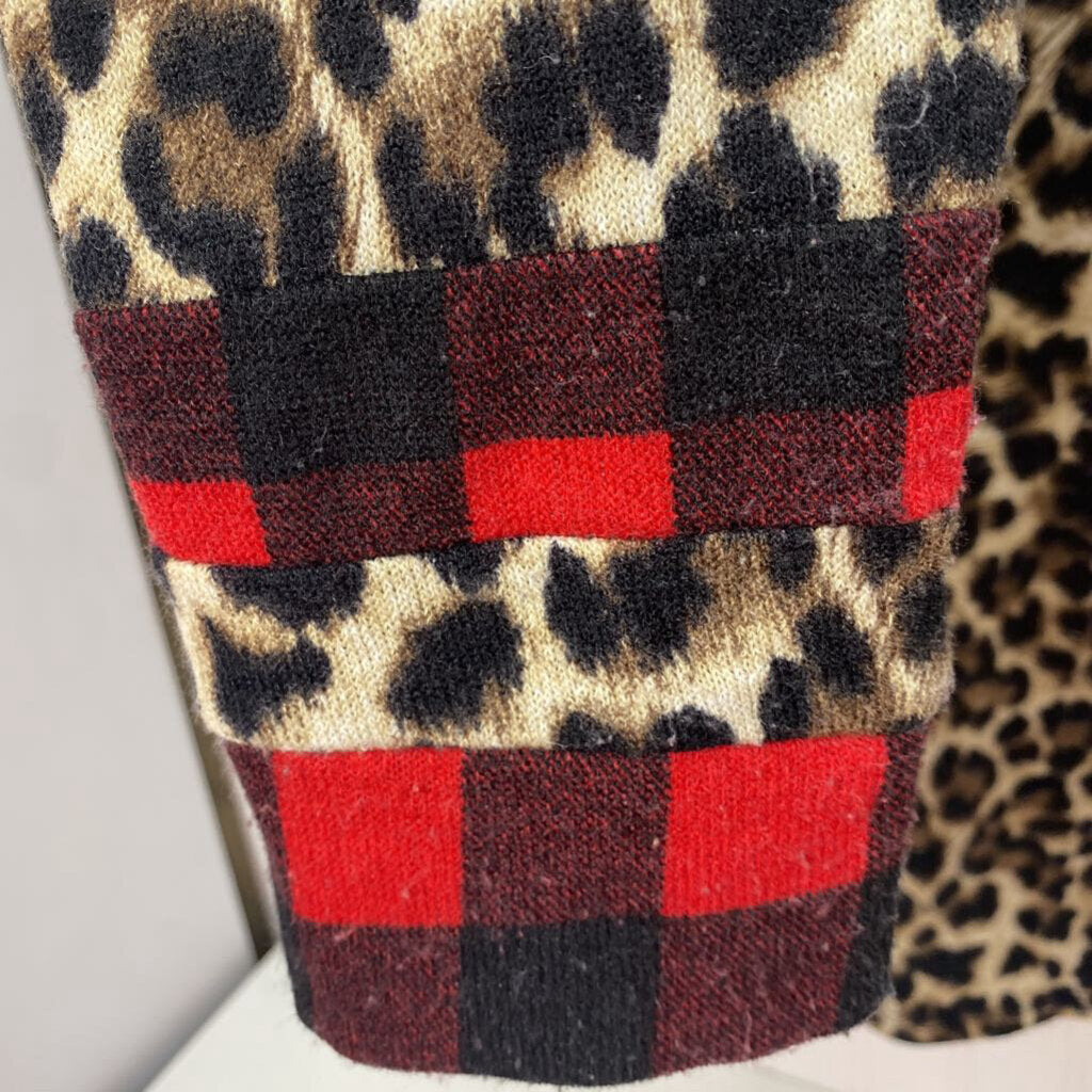 CHEETA PRINT SWEATER