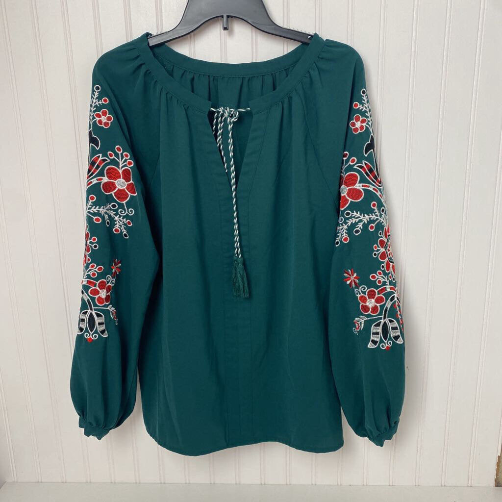 EMBROIDERED LONG SLEEVED