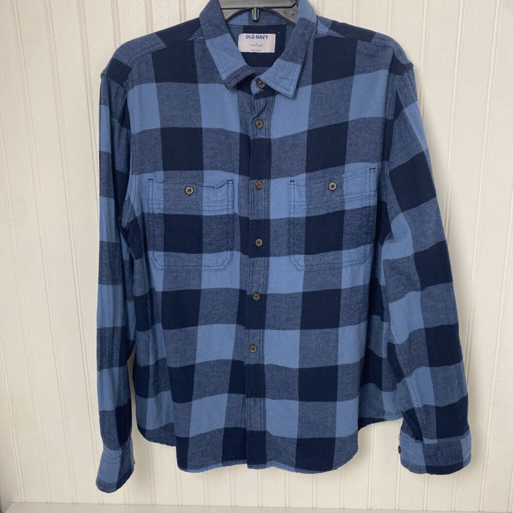 BLUE CHECKED FLANNEL